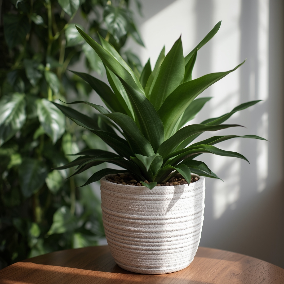 Summer indoor plant collection