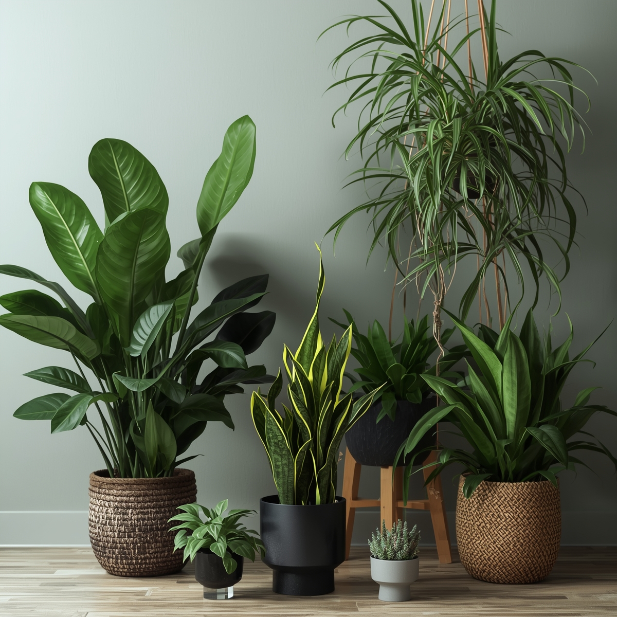 Single statement plant as focal point